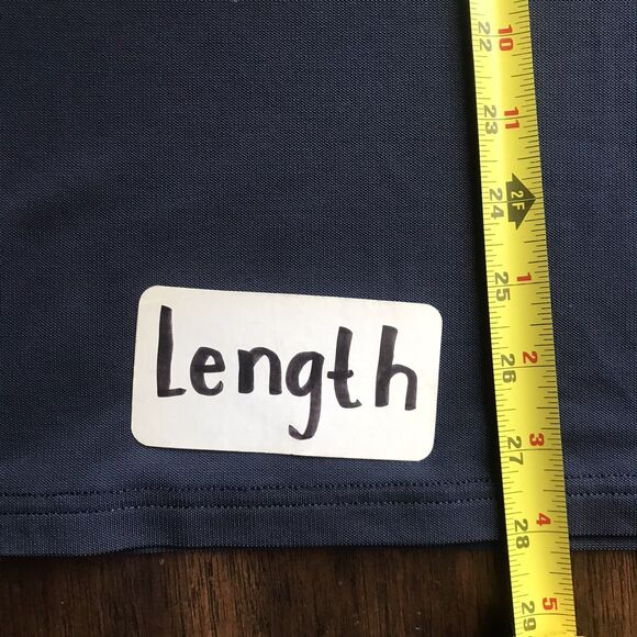 Rhone Mens Navy Blue Short Sleeve Collared Performance Golf Polo Shirt - L - Picture 8 of 9